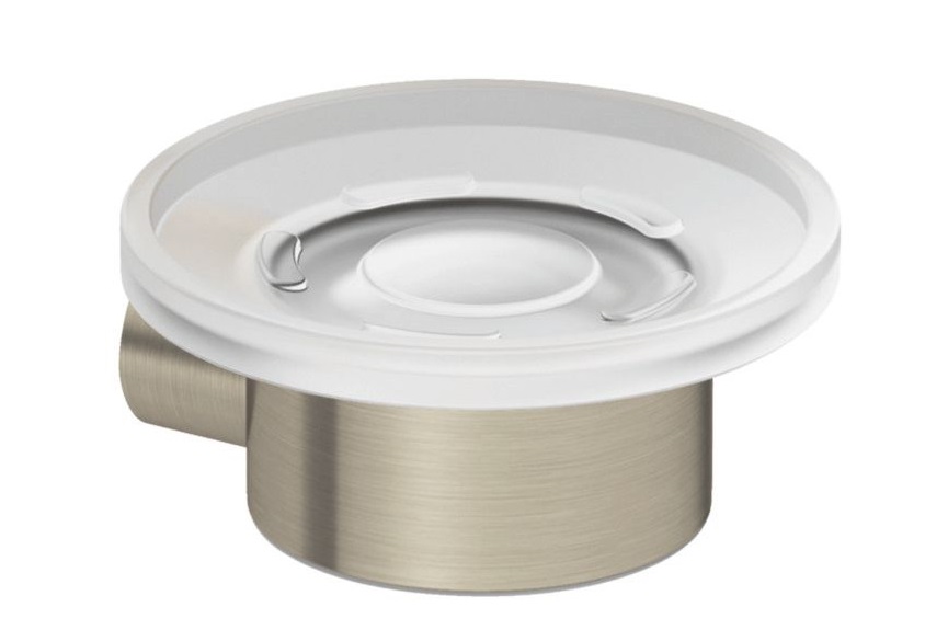 Мильниця для ванної Kludi Vela R з тримачем брошурований нікель PVD 58985N5