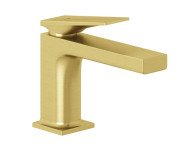 Смеситель для раковины Kludi Decus с донным клапаном брашированное золото PVD 54267N075