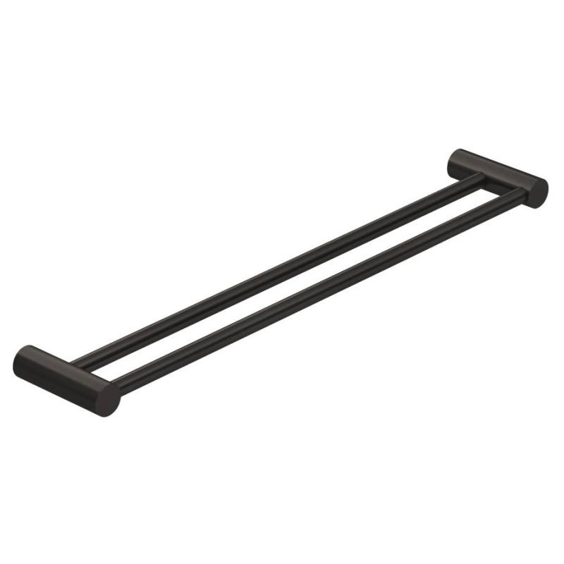 Держатель для полотенец Kludi Vela R двойной 60 см оружейная сталь PVD 58988N2