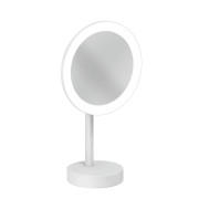 Дзеркало косметичне Kludi Vela R з LED-підсвічуванням білий матовий 5899553F