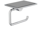 Держатель для туалетной бумаги Kludi Vela R с полкой хром 5897105