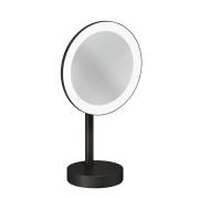 Зеркало косметическое Kludi Vela R с LED-подсветкой оружейная сталь PVD 58995N2F