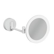 Зеркало косметическое Kludi Vela R c LED-подсветкой белый матовый 5899553W
