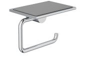 Держатель для туалетной бумаги Kludi Vela R с полкой хром 5897105