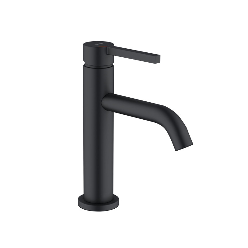 Смеситель для раковины Kludi Nova Fonte с донным клапаном черный матовый 202893915