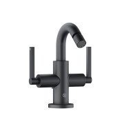 Змішувач для біде Kludi Nova Fonte із донним клапаном чорний матовий 203133915
