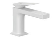 Змішувач для раковини Kludi Decus із донним клапаном білий матовий 542665375