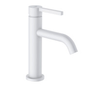 Смеситель для раковины Kludi Nova Fonte однорычажный белый матовый 200265315