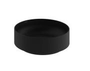 Раковина для ванної кімнати Kludi Resa R ⌀40 см кераміка чорний матовий 58CW1039