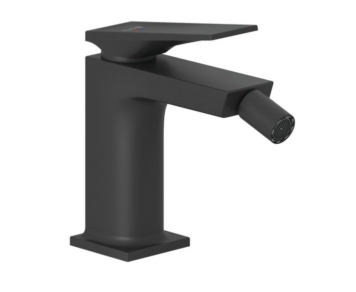 Смеситель для биде Kludi Decus с донным клапаном черный матовый 542173975