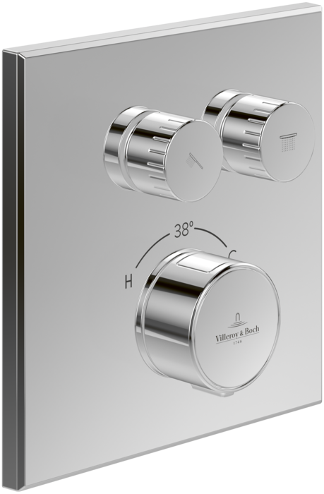 Термостат для душу Villeroy & Boch Universal Taps & Fittings вбудований хром TVS00004100061