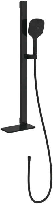 Ручной душ на штанге Villeroy & Boch Infinity Showers матовый черный TVS110002000K5