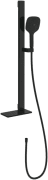 Ручний душ на штанзі Villeroy & Boch Infinity Showers матовий чорний TVS110002000K5