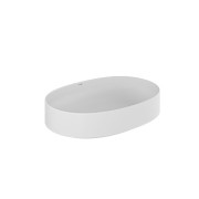 Раковина для ванної кімнати Kludi Resa O 60х40 см кераміка білий матовий 58CW2053