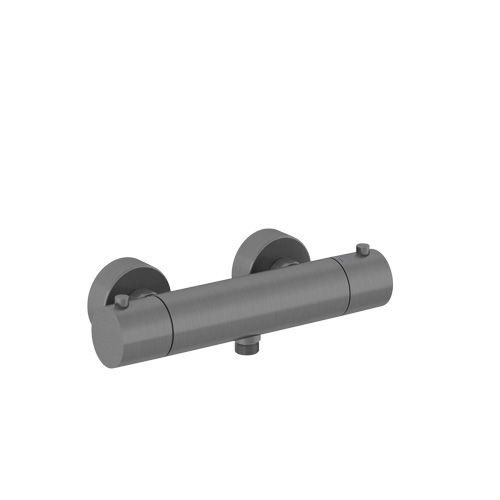 Термостат для душа Kludi Objekta двухвентильный оружейная сталь PVD 35200N238