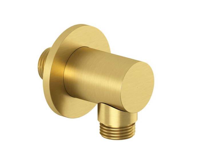 Шланговое подключение Kludi A-Qa брашированное золото PVD 65547N000