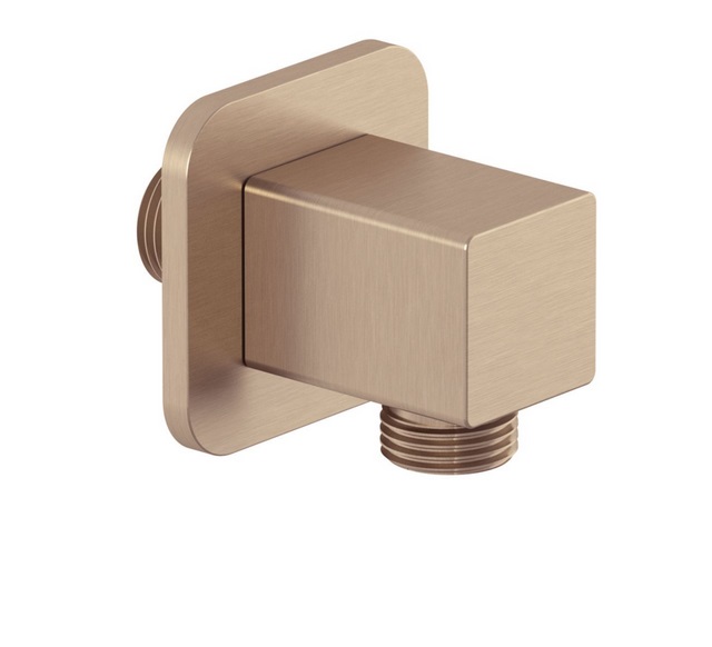 Шланговое подключение Kludi A-Qa брашированная бронза PVD 65548N100