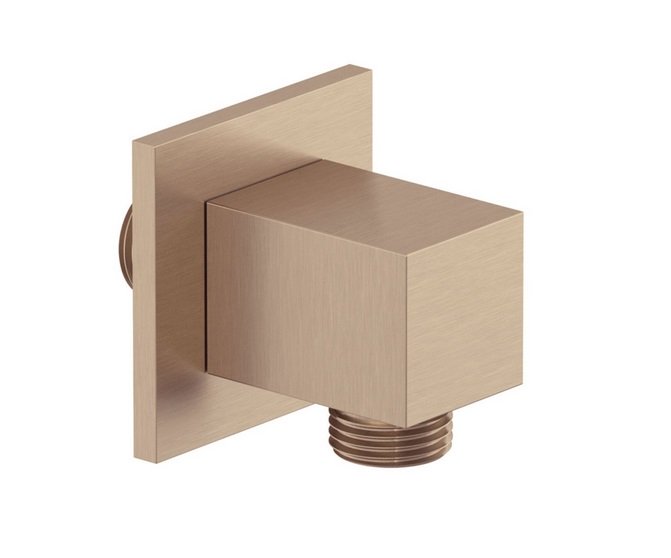 Шланговое подключение Kludi A-Qa брашированная бронза PVD 65549N100