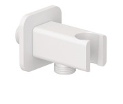 Шланговое подключение Kludi A-Qa с держателем для душа белый матовый 655685300