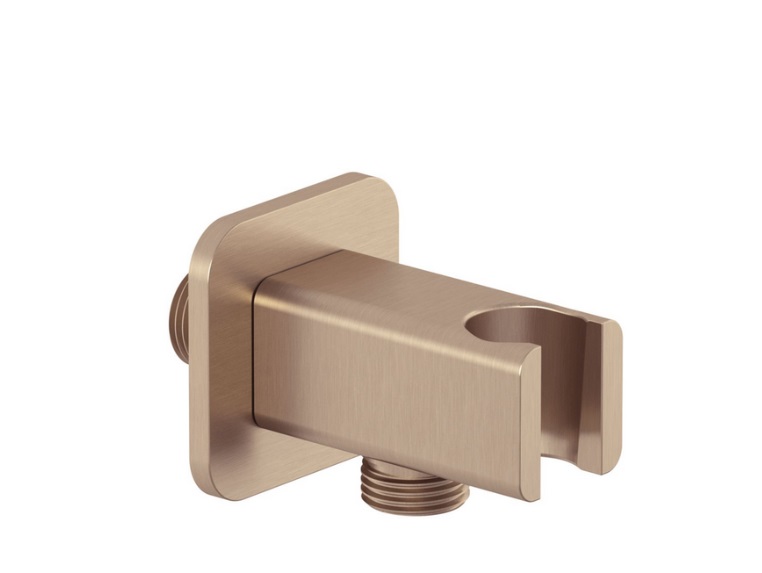 Шлангове підключення Kludi A-Qa з тримачем для душу брошурована бронза PVD 65568N100