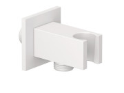 Шланговое подключение Kludi A-Qa с держателем для душа белый матовый 655695300