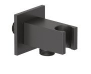 Шлангове підключення Kludi A-Qa із тримачем для душу чорний матовий 655693900