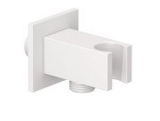 Шланговое подключение Kludi A-Qa с держателем для душа белый матовый 655695300