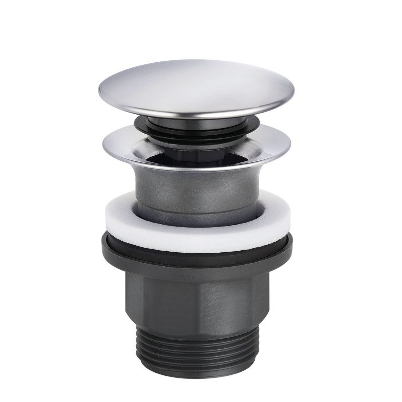 Донный клапан для раковины Kludi Push-Open белый матовый 104265300