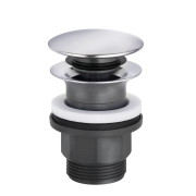 Донный клапан для раковины Kludi Push-Open белый матовый 104265300