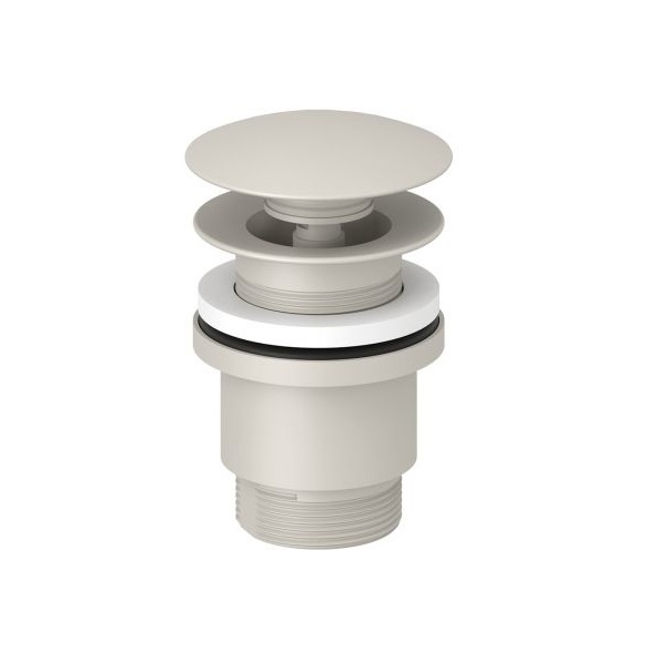 Донный клапан для раковины Kludi Push-Open серо-бежевый матовый 10426O200