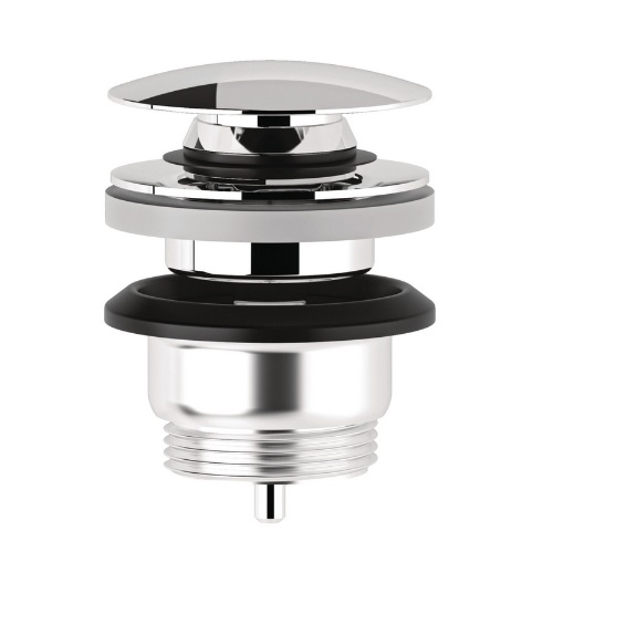 Донний клапан для раковини Kludi Push-Open хром 104700500