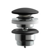 Донный клапан для раковины Kludi Push-Open черный матовый 104703900