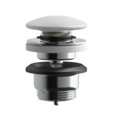 Донний клапан для раковини Kludi Push-Open білий матовий 104705300