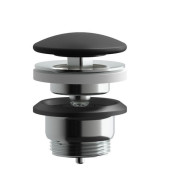 Донний клапан для раковини Kludi Push-Open чорний матовий 104713900