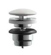 Донний клапан для раковини Kludi Push-Open білий матовий 104715300