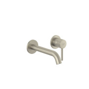 Змішувач для раковини Kludi Bozz настінний одноважільний брошурований нікель PVD 38245N576