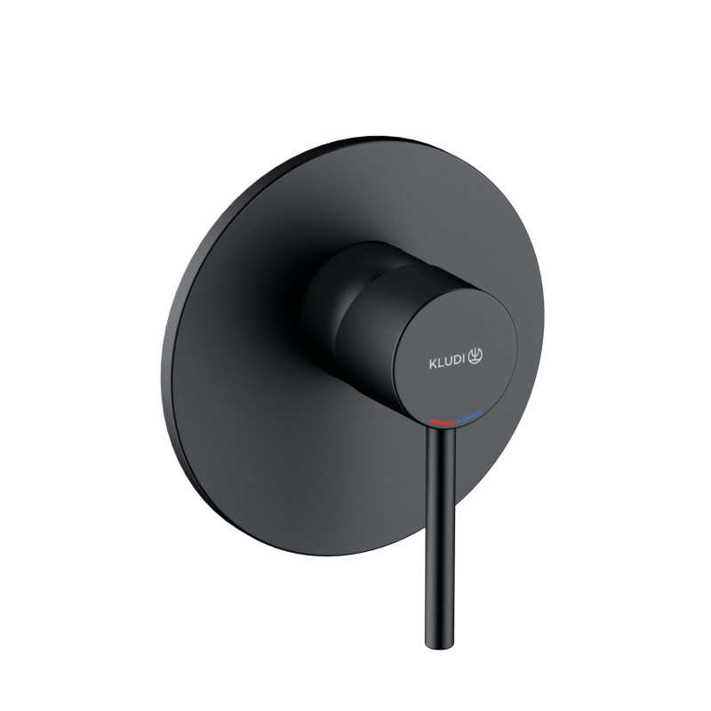Змішувач для душу Kludi Bozz вбудований одноважільний чорний матовий 387553976