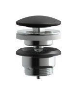 Донный клапан для раковины Kludi Push-Open черный матовый 104713900