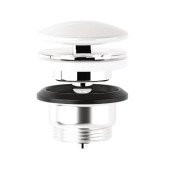 Донный клапан для раковины Kludi Push-Open белый 104714300