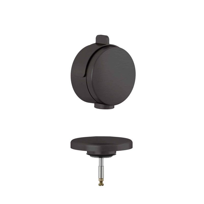 Крышка слива и перелива Kludi Rotexa оружейная сталь PVD 71826N200