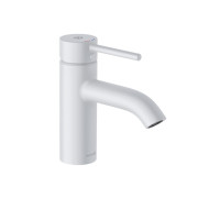 Змішувач для раковини Kludi Bozz з донним клапаном білий матовий 382665376