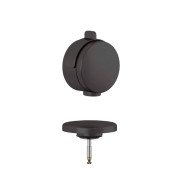 Крышка слива и перелива Kludi Rotexa оружейная сталь PVD 71826N200