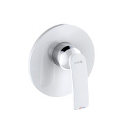 Змішувач для душу Kludi Balance одноважільний білий/хром 527559175