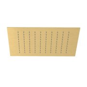 Верхний душ Kludi Asana встраиваемый 1-режимный 34х34 см брашированное золото PVD 69400N000