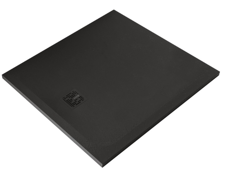 Душовий піддон Kludi Terra 90х100 см композит чорний матовий 09DW0839