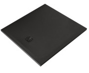 Душовий піддон Kludi Terra 90х100 см композит чорний матовий 09DW0839