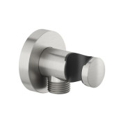 Шлангове підключення Kludi A-Qa з тримачем для душу брошурований нікель PVD 60547N500