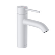 Змішувач для раковини Kludi Bozz з донним клапаном білий матовий 382885376