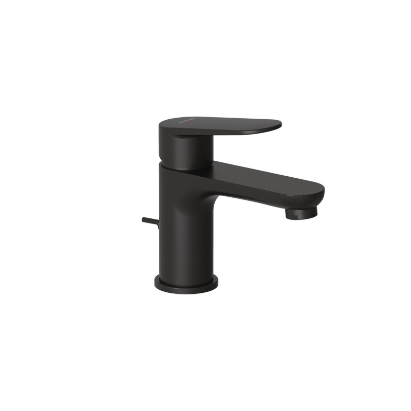 Смеситель для раковины Kludi X1 с донным клапаном черный матовый 322663975