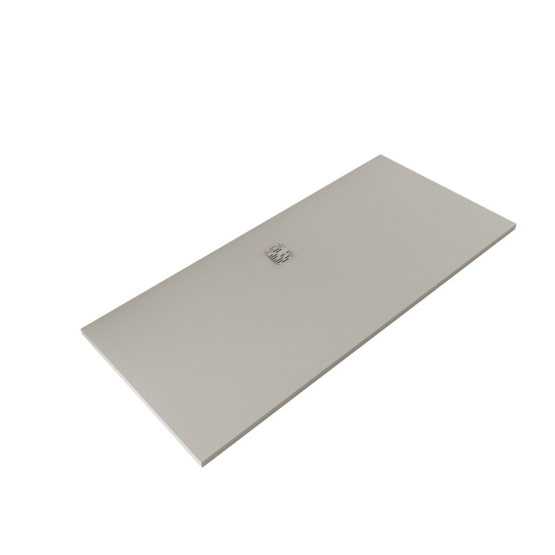 Душовий піддон Kludi Terra 180х80 см композит сіро-бежевий матовий 08DW21O2